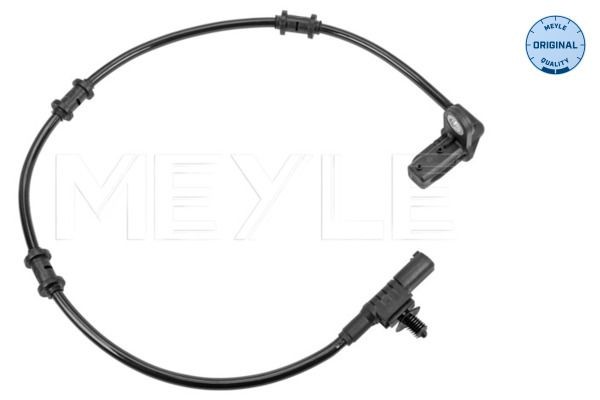 MEYLE 014 800 0093 ABS sensor Rear Axle Left, ORIGINAL Quality, Active sensor, 2-pin connector, 520mm