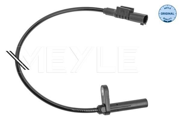 MEYLE 014 800 0117 ABS sensor Rear Axle Left, ORIGINAL Quality, Active sensor, 2-pin connector, 1600mm
