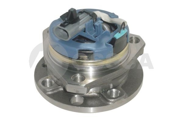 OSSCA 01542 Wheel Hub 100, with sensor, Front axle both sides
