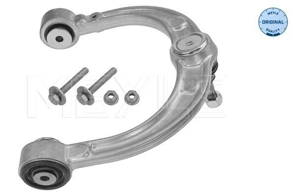 MEYLE 0160500001/S Suspension control arm ORIGINAL Quality, with attachment material, with ball joint, with rubber mount, Upper, Front Axle Right, Control Arm, Aluminium