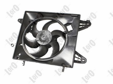 ABAKUS 016-014-0007 Fan, radiator for vehicles with air conditioning, Ø: 323 mm, with radiator fan shroud