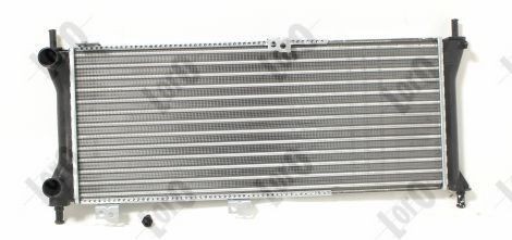 ABAKUS Aluminium, for vehicles without air conditioning, 580 x 248 x 23 mm, Manual Transmission Radiator 016-017-0045-1 buy