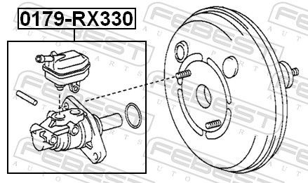 FEBEST Master cylinder 0179-RX330