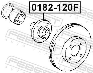0182120F Wheel Hub FEBEST 0182-120F review and test