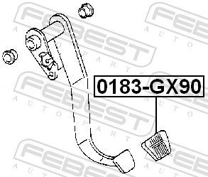 0183GX90 Clutch Pedal Pad FEBEST 0183-GX90 review and test