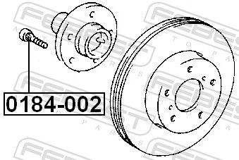 0184002 Wheel Stud FEBEST 0184-002 review and test