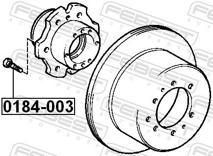 0184003 Wheel Stud FEBEST 0184-003 review and test