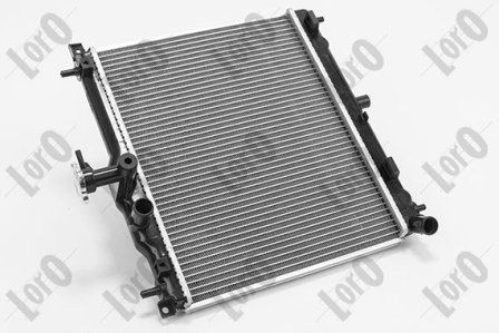 ABAKUS 019-017-0025-B Engine radiator Aluminium, 350 x 448 x 16 mm, Manual Transmission, Brazed cooling fins