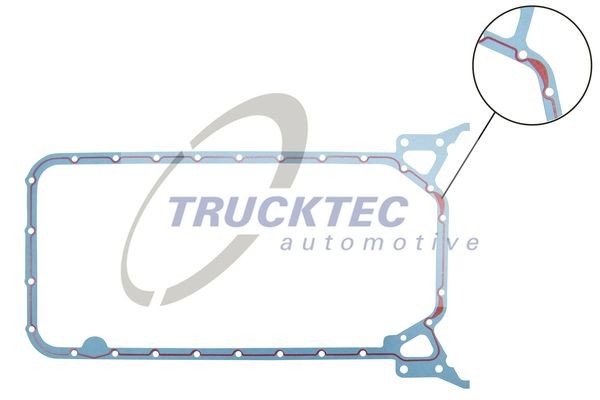 TRUCKTEC AUTOMOTIVE 02.10.100 Ölwannendichtung für MULTICAR Tremo LKW in Original Qualität