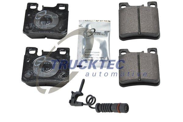 Original 02.35.130 TRUCKTEC AUTOMOTIVE Brake pad kit OPEL