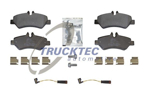 TRUCKTEC AUTOMOTIVE Rear Axle Height: 63,1mm, Width: 136,9mm, Thickness: 19,8mm Brake pads 02.35.195 buy