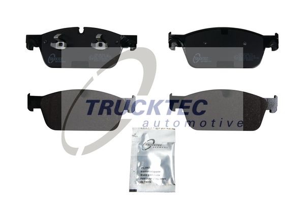TRUCKTEC AUTOMOTIVE 02.35.486 Brake pad set Front Axle, prepared for wear indicator, excl. wear warning contact