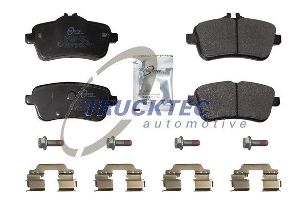 Original 02.35.496 TRUCKTEC AUTOMOTIVE Brake pad kit MERCEDES-BENZ