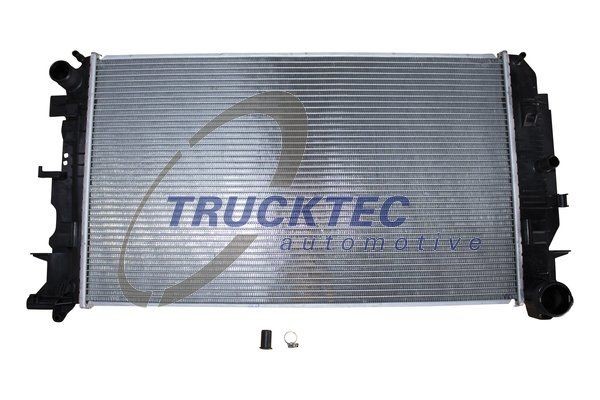 TRUCKTEC AUTOMOTIVE 02.40.198 Engine radiator for vehicles without air conditioning, 680 x 400 x 26 mm, for manual transmission