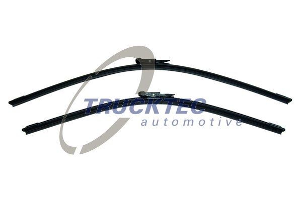 TRUCKTEC AUTOMOTIVE 02.58.418 Wiper blade 630/560 mm Front, for left-hand drive vehicles, 25/22 Inch
