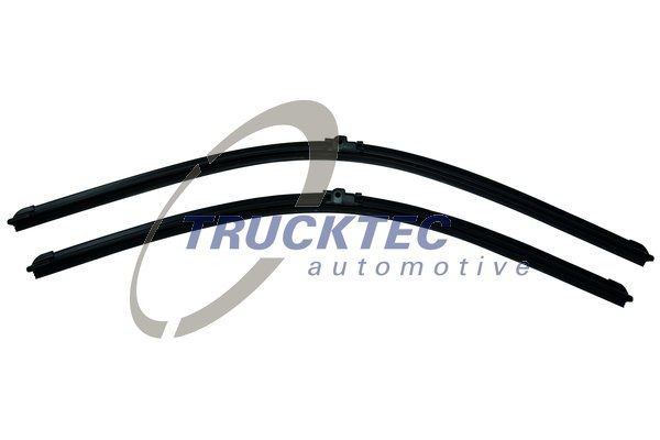 TRUCKTEC AUTOMOTIVE 02.58.424 Wiper blade 650/600 mm Front, for left-hand drive vehicles, 26/24 Inch