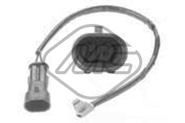 Metalcaucho Front Axle Warning Contact Length: 295mm, Number of pins: 2-pin connector Warning contact, brake pad wear 02090 buy