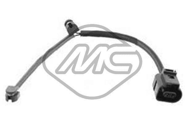 Metalcaucho Rear Axle Length: 255mm Warning contact, brake pad wear 02119 buy
