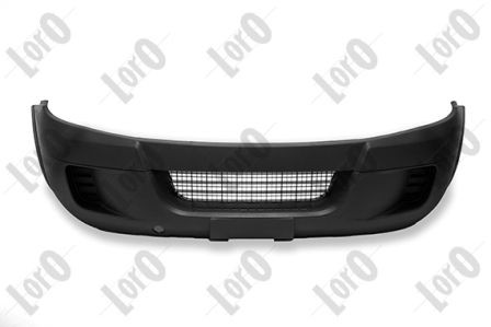 ABAKUS 022-03-500 Bumper Front, Uncoated, black, without bumper support