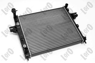 ABAKUS 023-017-0003 Engine radiator Aluminium, 600 x 550 x 30 mm