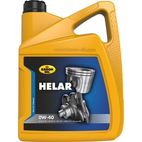 KROON OIL HELAR 02343 Engine oil 0W-40, 5l, Synthetic Oil