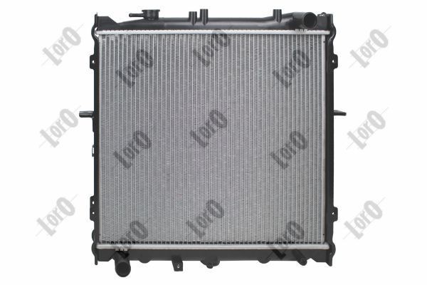 ABAKUS Aluminium, 498 x 450 x 26 mm, Manual Transmission, Brazed cooling fins Radiator 024-017-0009-B buy