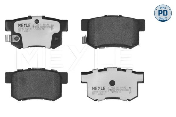 Honda CIVIC Set of brake pads 8582745 MEYLE 025 217 1914/PD online buy