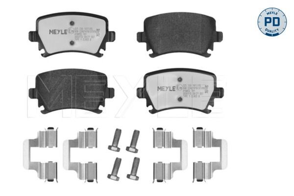 Volkswagen GOLF Set of brake pads 8583045 MEYLE 025 239 1417/PD online buy