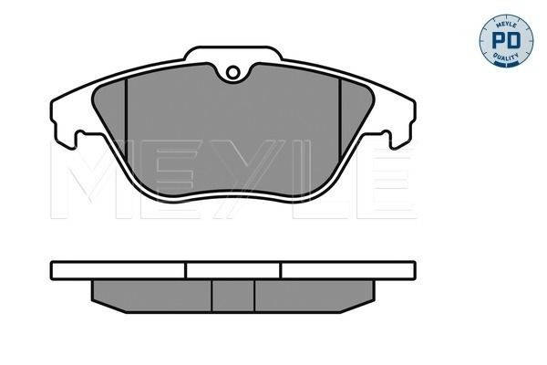 0252425317PD Disc brake pads MEYLE MBP0548PD review and test