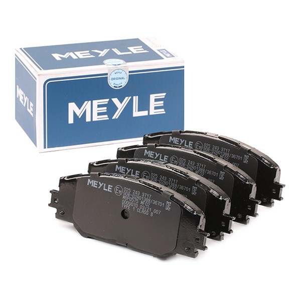 MEYLE Brake pad kit 025 243 3717 for TOYOTA RAV4, AURIS, PRIUS