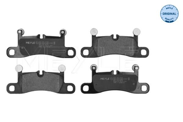 25143 MEYLE ORIGINAL Quality, Rear Axle, prepared for wear indicator, with anti-squeak plate Height: 75,5mm, Width: 187,5mm, Thickness: 17,2mm Brake pads 025 247 2116 buy
