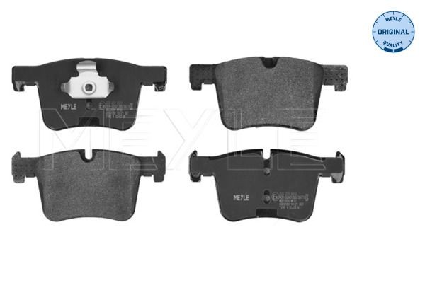 MEYLE 025 251 9919 Brake pad set ORIGINAL Quality, Front Axle, prepared for wear indicator, with anti-squeak plate