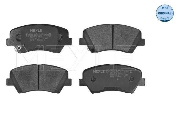 25708 MEYLE ORIGINAL Quality, Front Axle, with acoustic wear warning, with anti-squeak plate Height: 60mm, Width: 132,9mm, Thickness: 17,2mm Brake pads 025 256 9218 buy