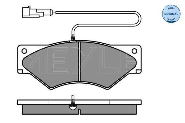 MEYLE Brake pad kit 025 291 0720/W for IVECO Daily