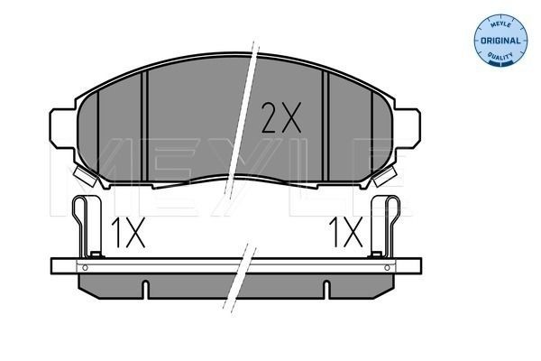 29177 MEYLE NA, 149, excl. wear warning contact Height: 100mm, Width: 210mm, Thickness: 30mm Brake pads 025 291 7729/S buy