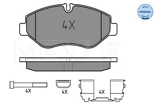 MEYLE Brake pad kit 025 292 2920 for IVECO Daily