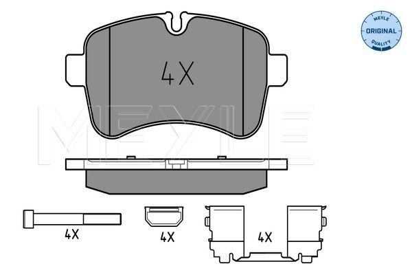 MEYLE Brake pad kit 025 292 3221 for IVECO Daily