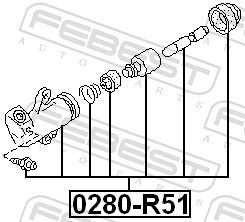 0280R51 Slave Cylinder FEBEST 0280-R51 review and test