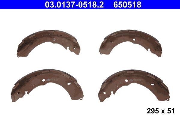 03013705182 Drum brake shoes ATE 03.0137-0518.2 review and test