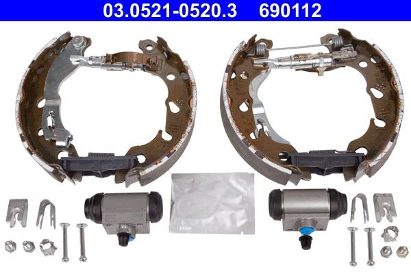 03052105203 Brake Set, drum brakes ATE 03.0521-0520.3 review and test
