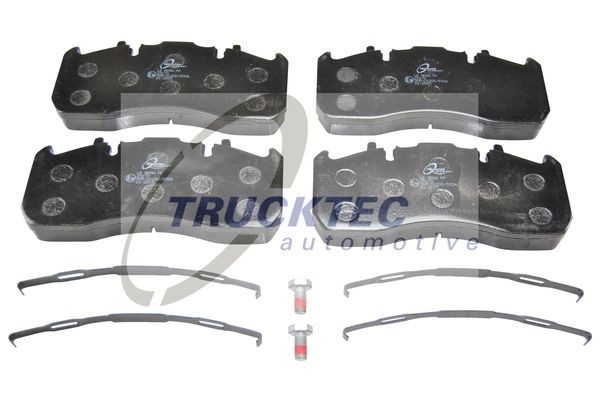 TRUCKTEC AUTOMOTIVE Rear Axle, excl. wear warning contact Brake pads 03.35.040 buy