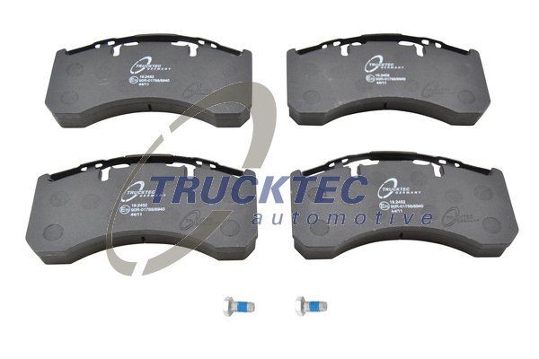 TRUCKTEC AUTOMOTIVE 03.35.041 Brake pad set Rear Axle, excl. wear warning contact