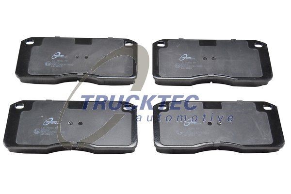 03.35.090 TRUCKTEC AUTOMOTIVE Brake pad set IVECO Rear Axle, Front Axle, excl. wear warning contact