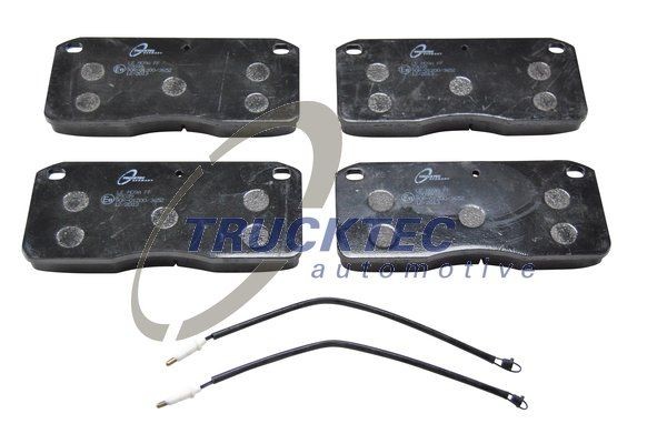 TRUCKTEC AUTOMOTIVE Rear Axle, Front Axle, incl. wear warning contact Brake pads 03.35.091 buy