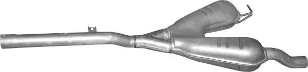 Original POLMO Middle exhaust 03.37 for BMW 5 Series