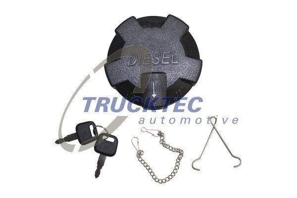 TRUCKTEC AUTOMOTIVE 03.38.009 Tankdeckel für VOLVO FL 7 LKW in Original Qualität