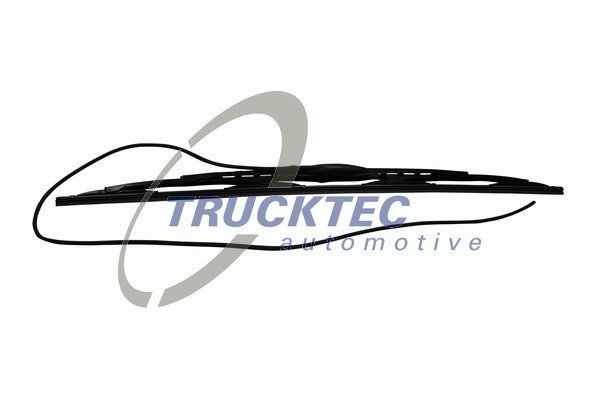 TRUCKTEC AUTOMOTIVE 650 mm vorne, beidseitig, 26 Zoll , mit Rohrverbinder, mit integrierter Waschwasserdüse Scheibenwischer 03.58.026 kaufen