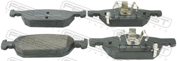 FEBEST Brake pad kit 0301-ACCF for HONDA ACCORD, CIVIC