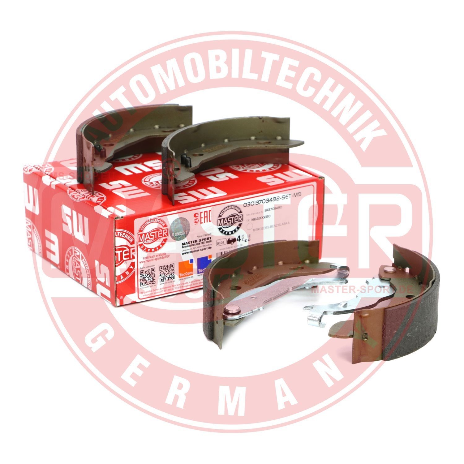 03013703492SETMS Drum brake shoes MASTER-SPORT AB243703490 review and test