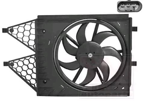 VAN WEZEL with radiator fan shroud, with electric motor Cooling Fan 0301747 buy